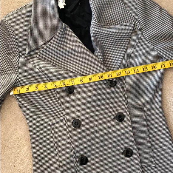 Vintage Houndstooth Fitted Blazer - Picture 8 of 9